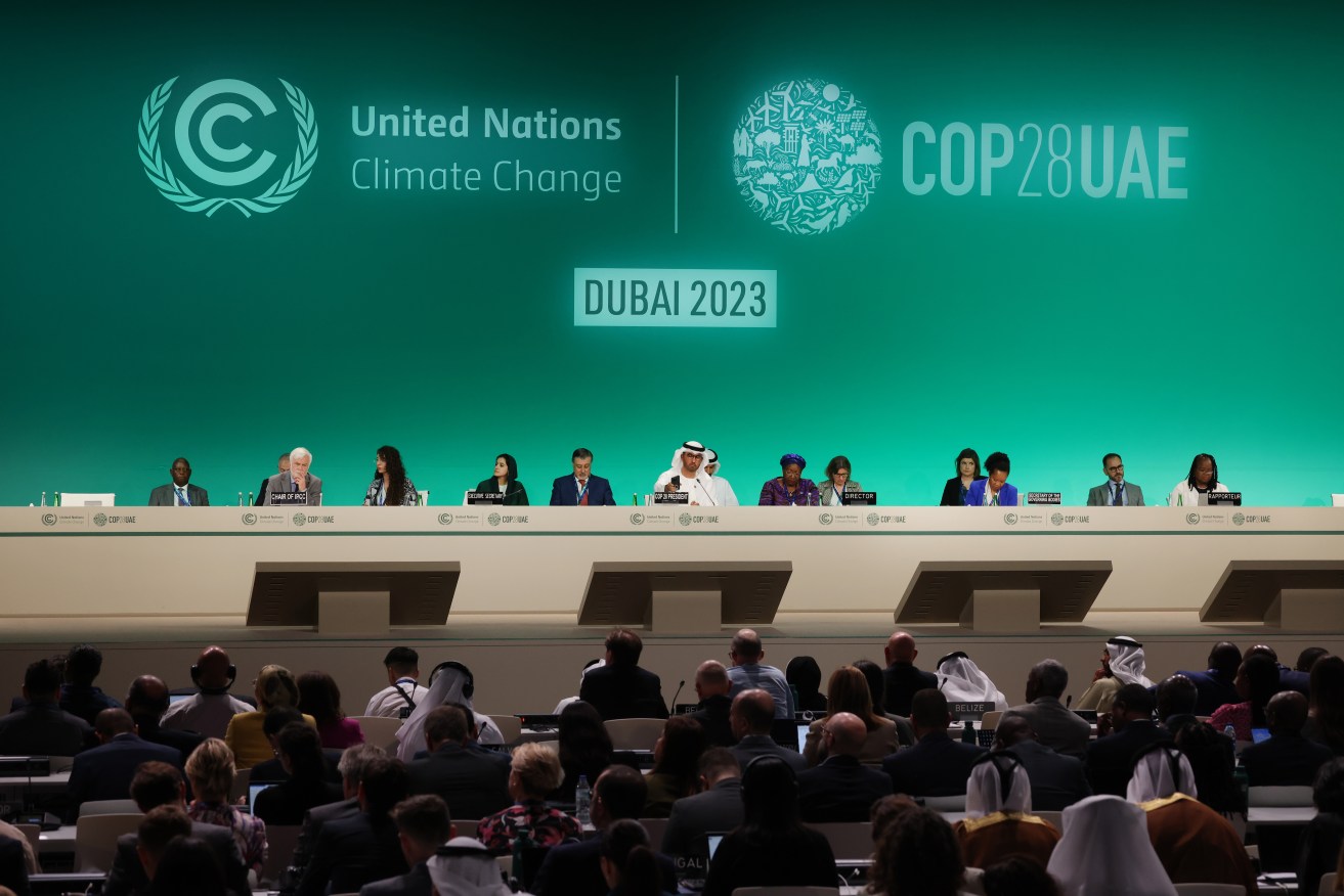 Nearly 200 countries have agreed at the COP28 summit to move away from planet-warming fossil fuels - the first time they've made that crucial pledge.
