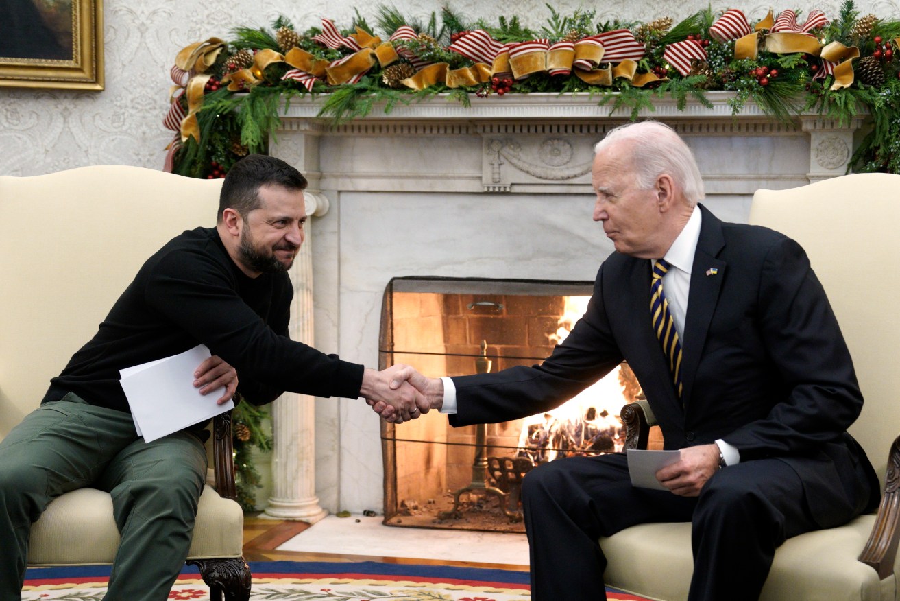 Joe Biden told Volodymyr Zelensky the American people wouldn't walk away from Ukraine.