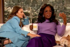 Drew’s handsy chat with Oprah labelled ‘creepy’