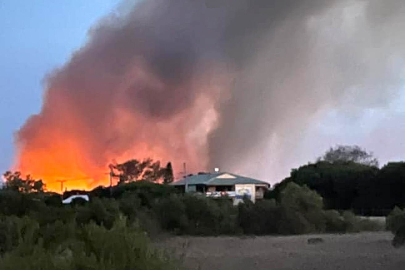 The fire burning towards Lancelin, north of Perth, was declared under control on Thursday.
