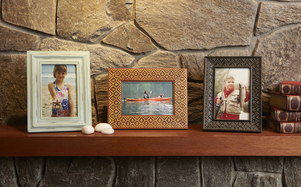 pictured are picture frames which make great Christmas gifts