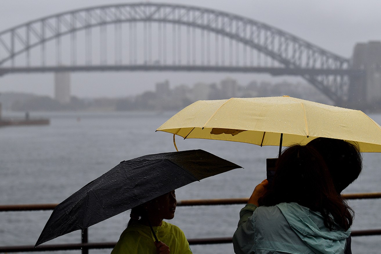 Widespread storms along the east coast are setting the scene for a soggy Christmas Day.