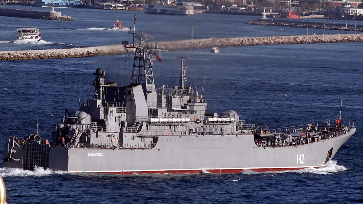 Russian Warship In Crimea ‘damaged’ In Ukrainian Attack