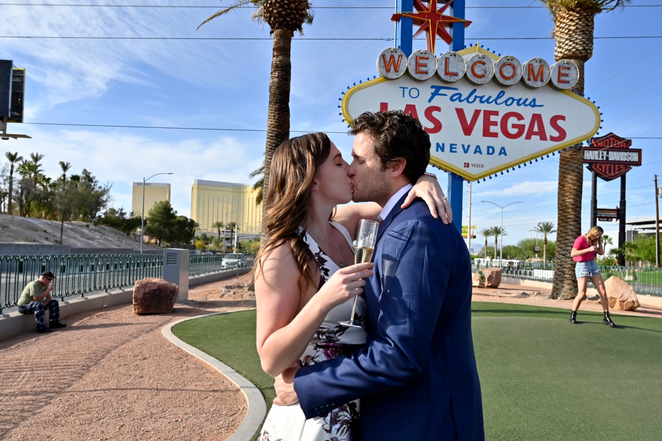 New Year's Eve is expected to be a record night for weddings in Las Vegas.