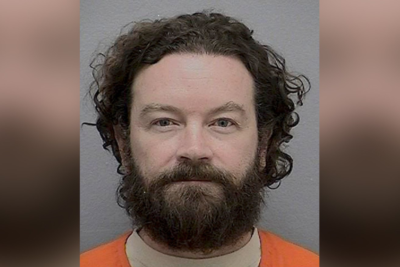 Californian authorities released this mugshot of Masterson as he began his jail sentence for rape.