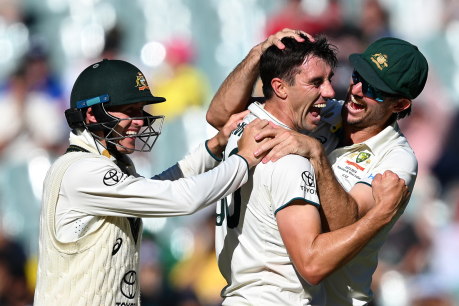 Pat Cummins leads Aussies to thrilling second Test win