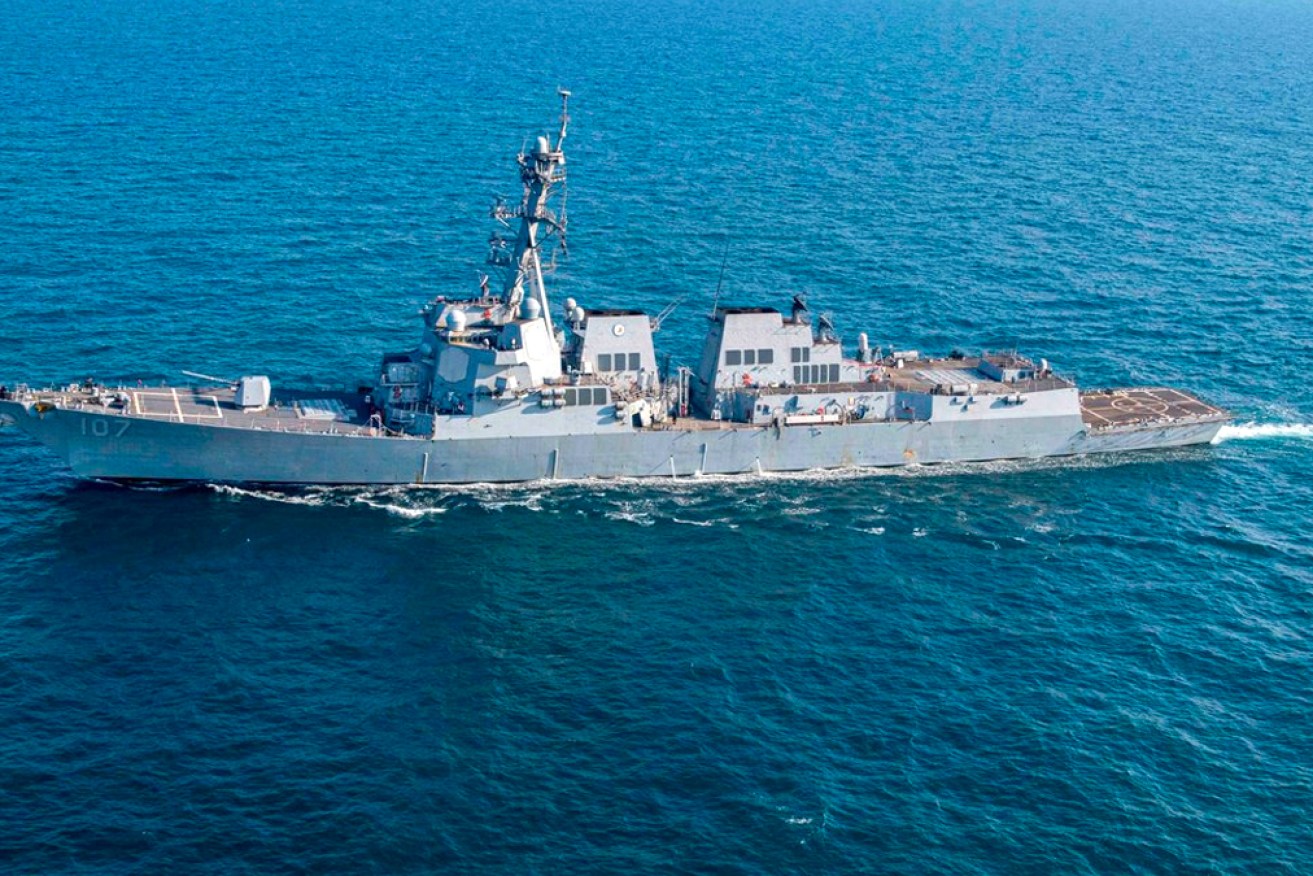 Ships were sunk and militants killed when US forces repelled a cargo ship attack in the Red Sea.