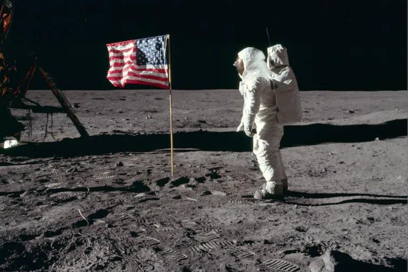 Conspiracy theories continue to circulate about the Moon landing.