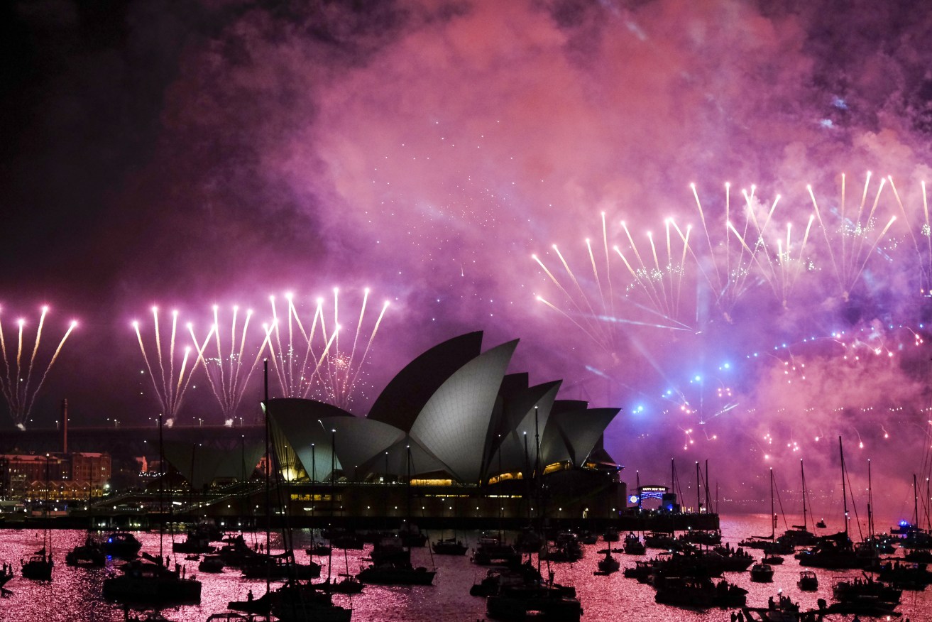 Sydney Harbour's famed fireworks were once again a spectacular sight.