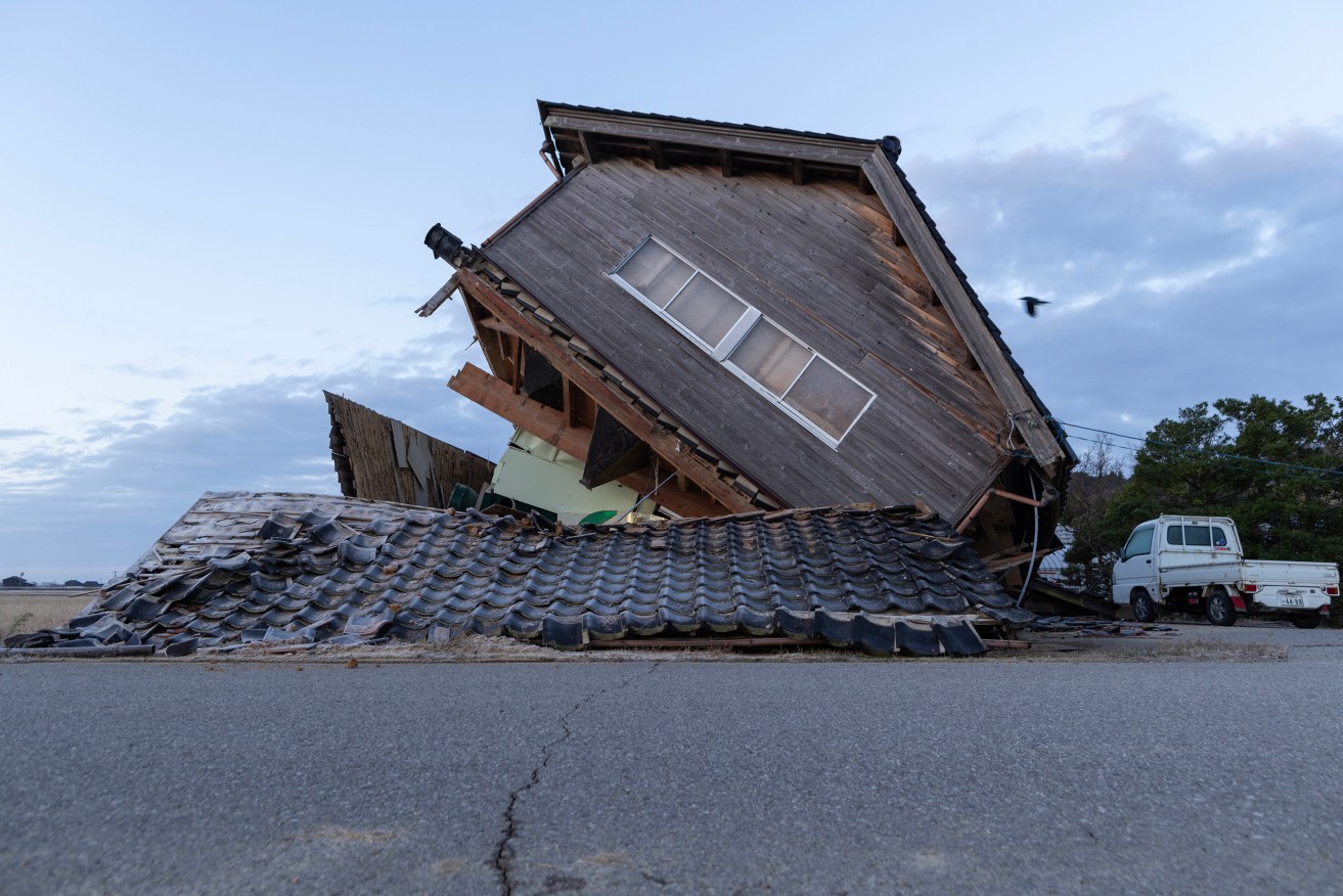 At least eight people have died after a powerful earthquake rocked Japan on New Year's Day.