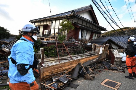 Race to find survivors as Japan earthquake toll nears 50