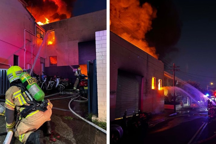 Inferno engulfs e-bike building ‘in minutes’