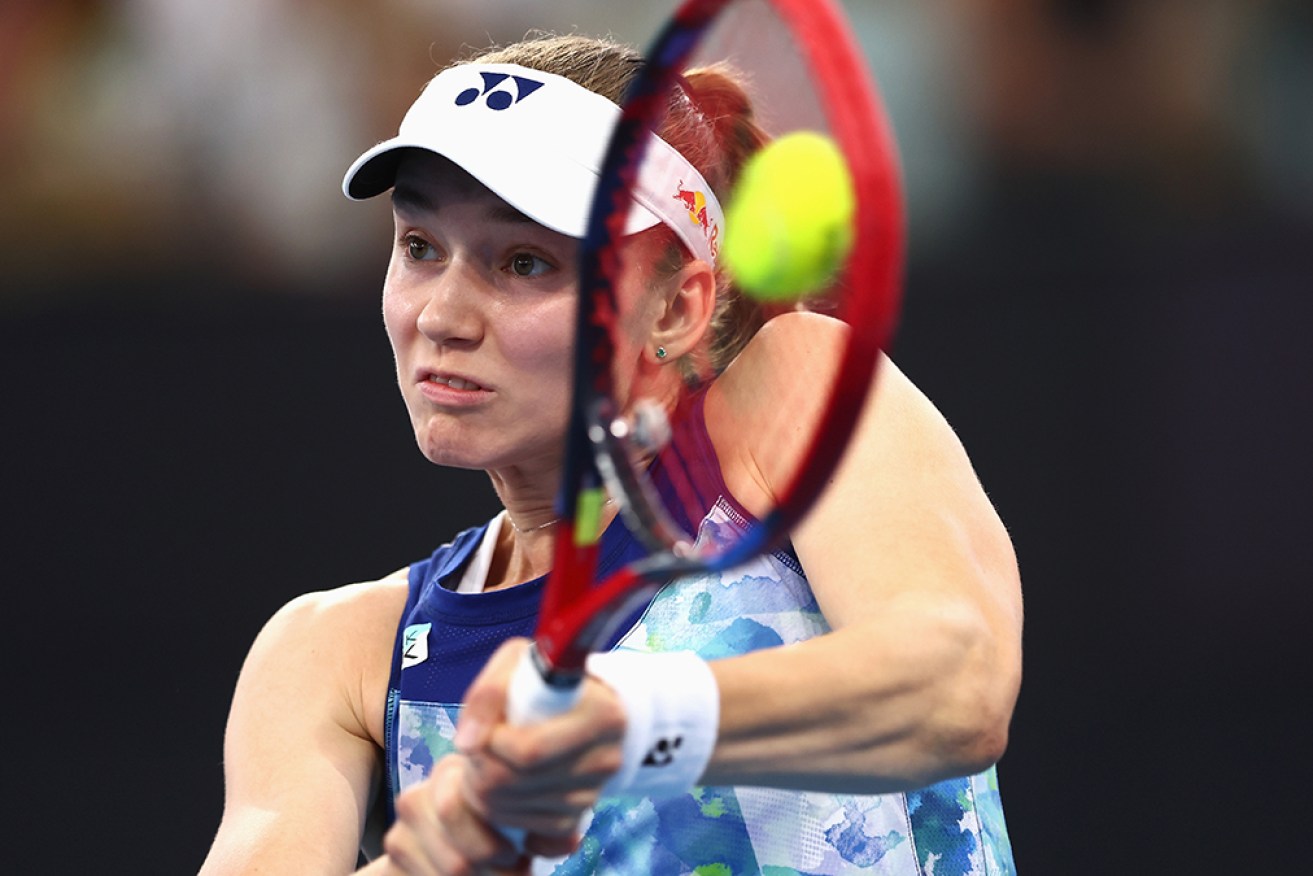 Elena Rybakina has beaten Aryna Sabalenka 6-0 6-3 to claim the Brisbane International title.