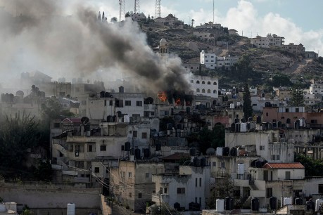 Six Palestinians, Israeli killed in West Bank clash