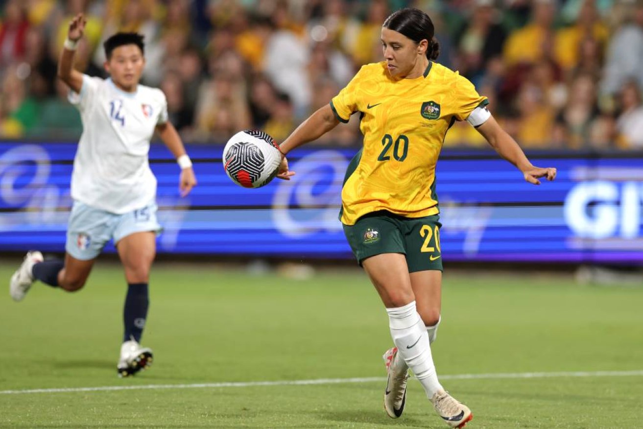 Australia's captain Sam Kerr faces a long period on the sidelines after suffering an ACL injury.