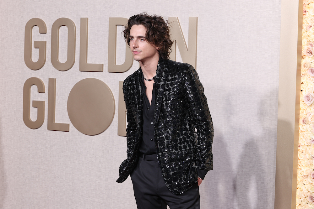 81st Golden Globe Awards - Arrivals, Timothée Chalamet