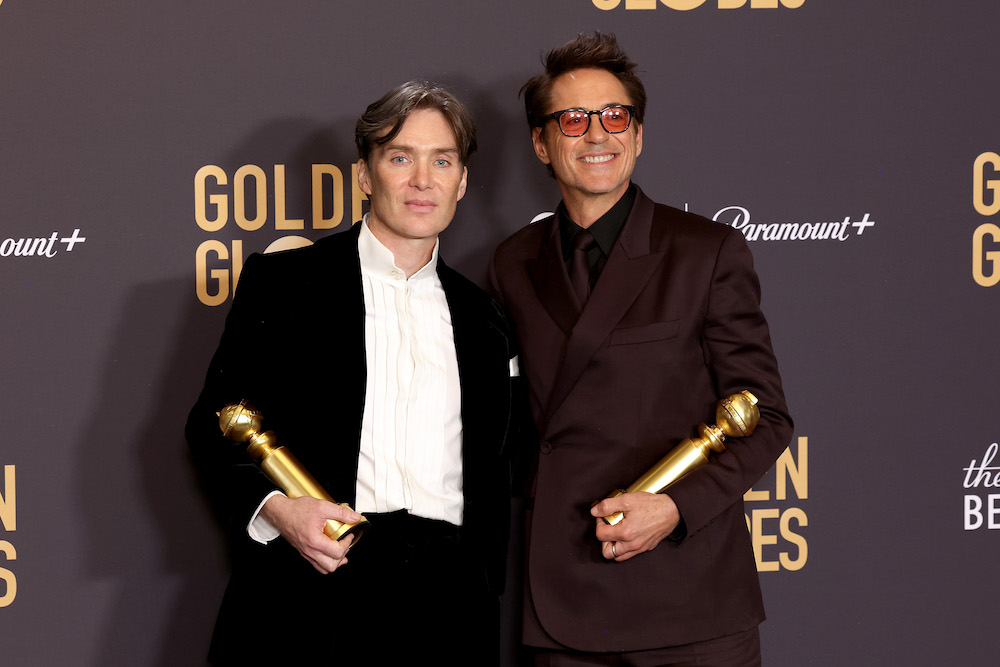 Cillian Murphy and Robert Downy Jr 