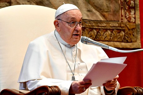 Pope Francis denounces indiscriminately striking civilians as a war crime