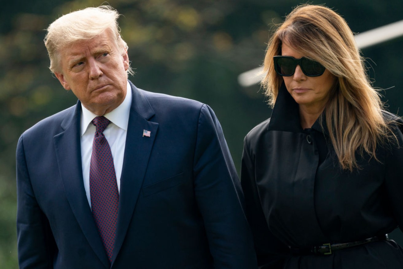 Donald and Melania Trump have paid tribute on social media. 