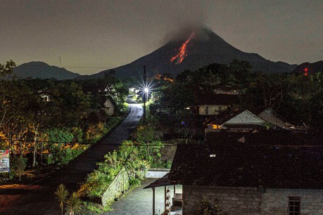 Villages evacuated as Mount Marapi erupts