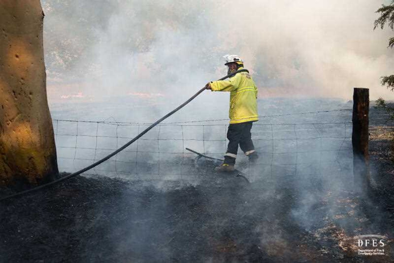 Residents have been urged to leave their homes in an area north of Perth if the way is clear.