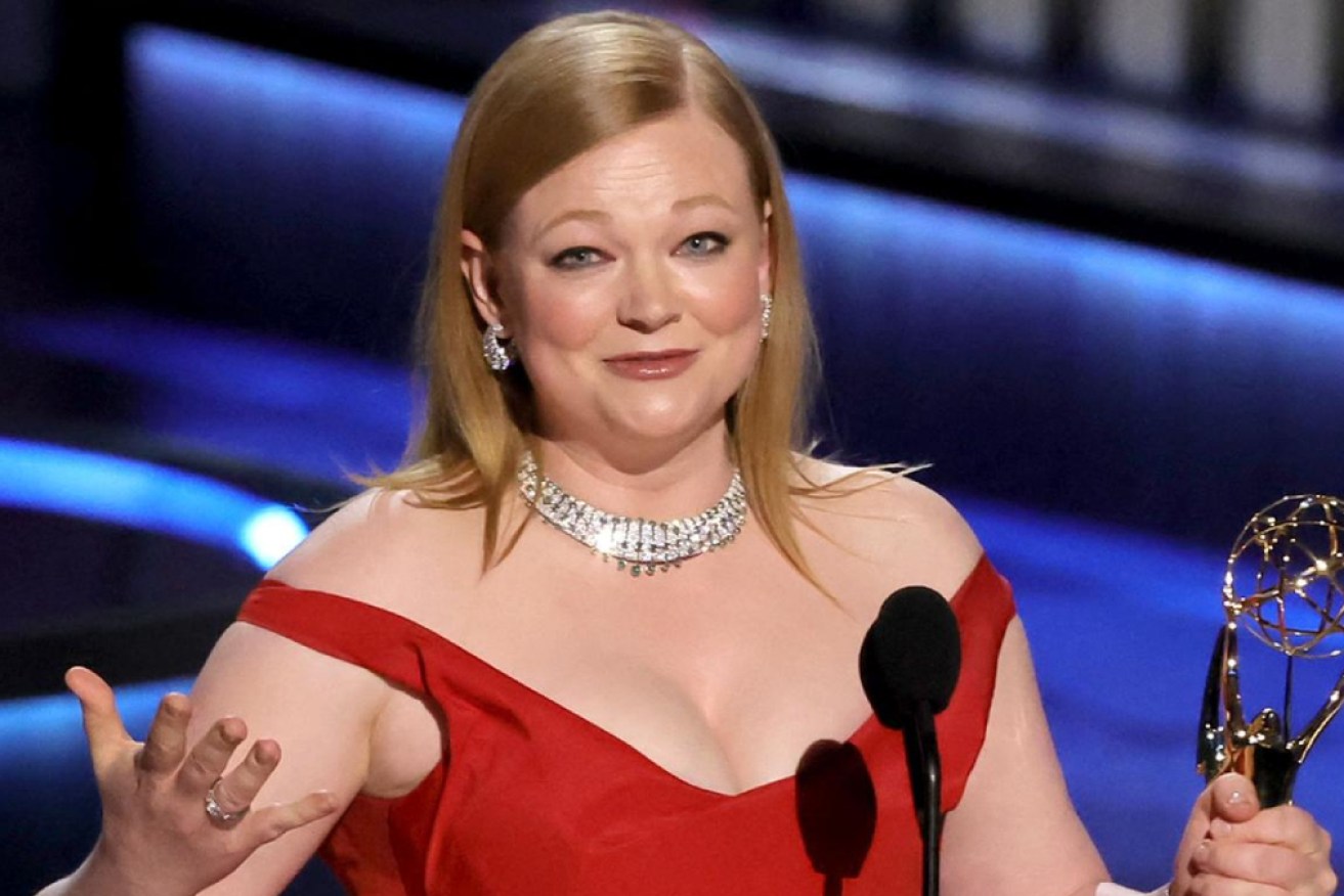 Sarah Snook is nominated for two Emmys for the thriller <i>All Her Fault.</i>