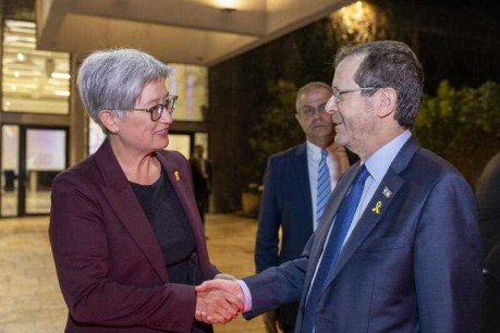 Wong meets top Israeli, Palestinian officials