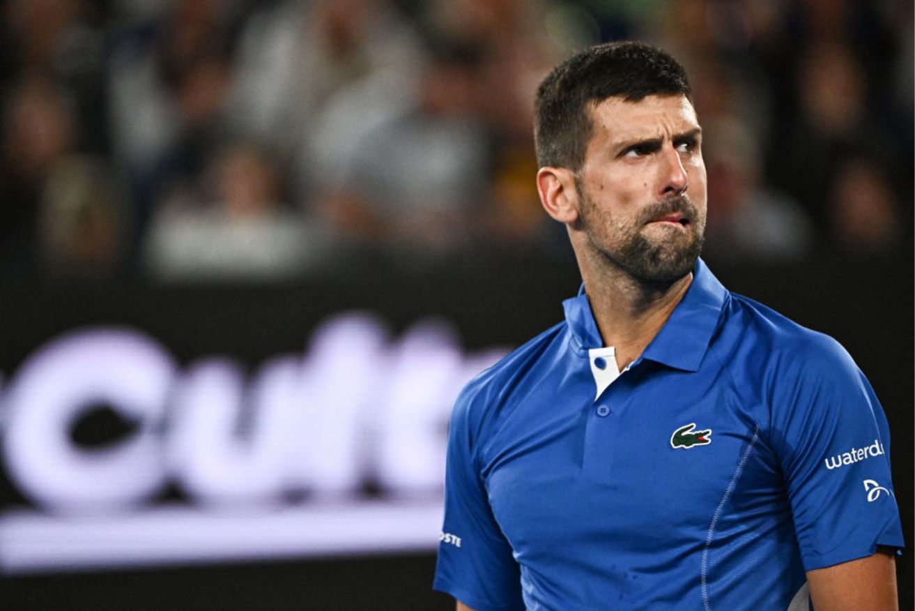 Novak Djokovic was displeased with some in the Rod Laver Arena crowd on Wednesday night. 