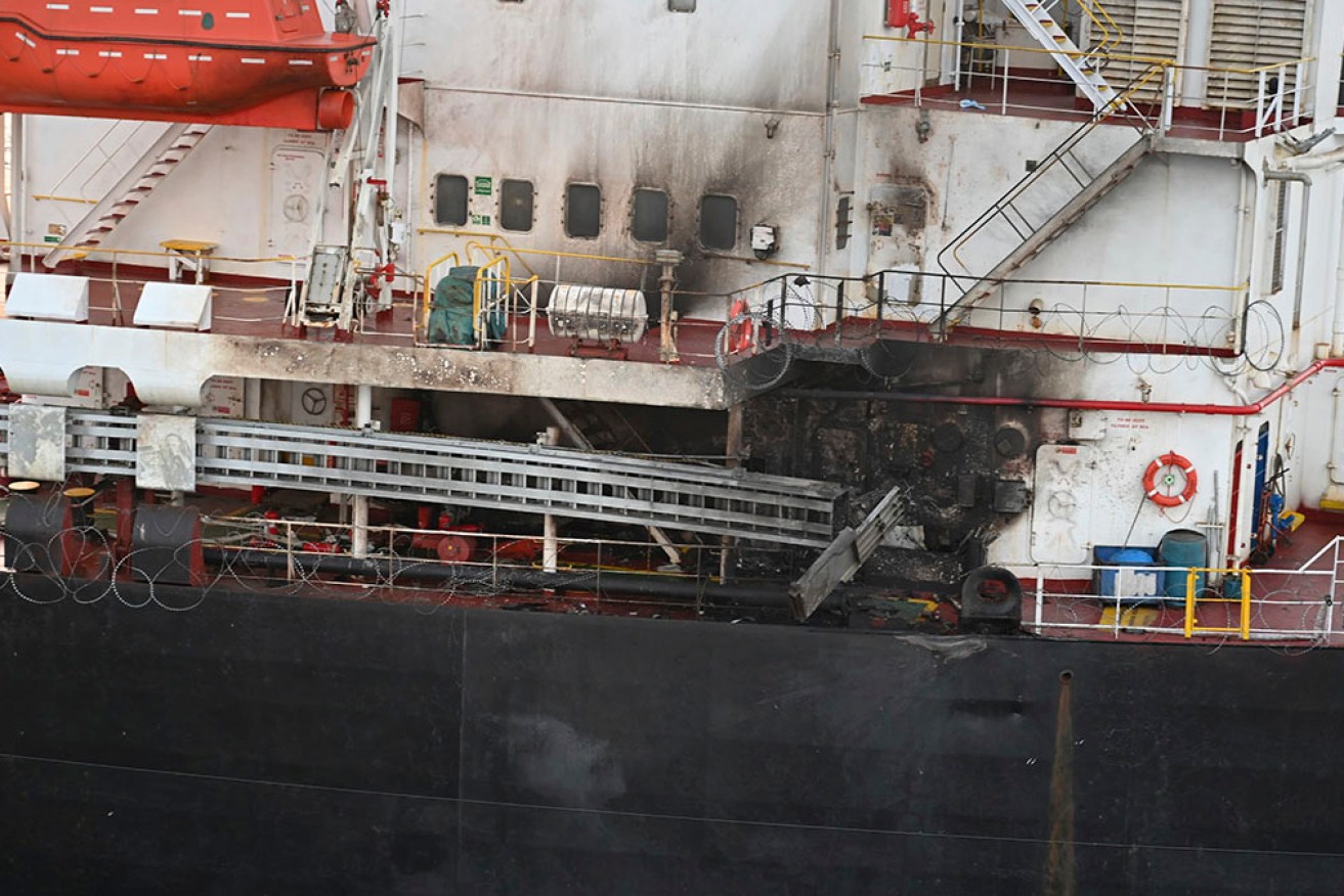 The United States-owned ship Genco Picardy was attacked by Yemen's Houthi rebels.