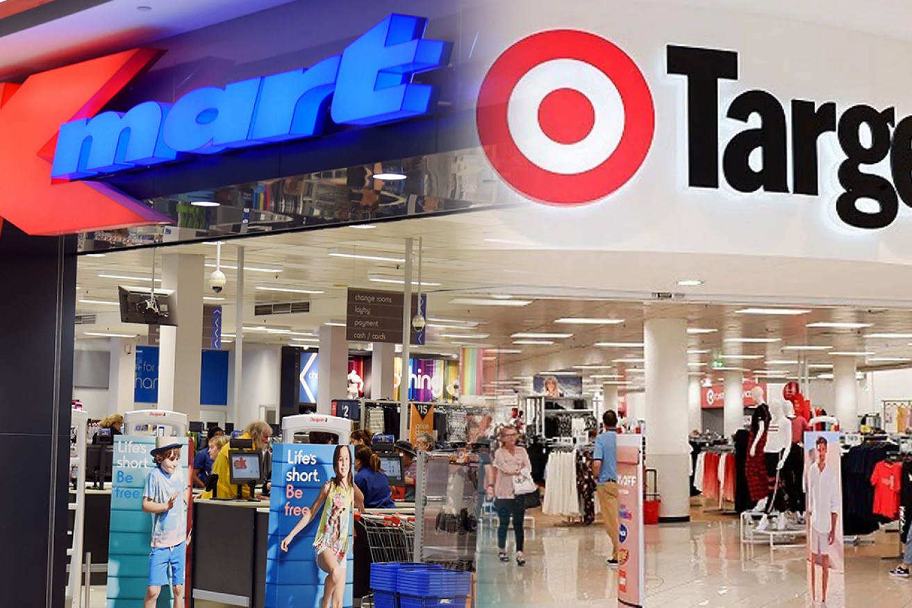 Some Target shelves will so be very similar to Kmart's.