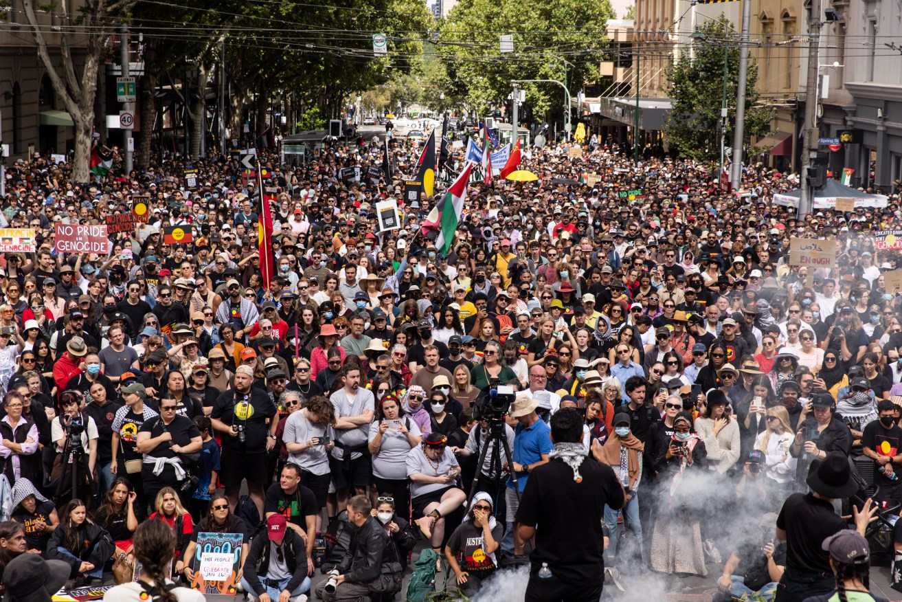Tens of thousands of people have attended Invasion Day rallies across Australia.
