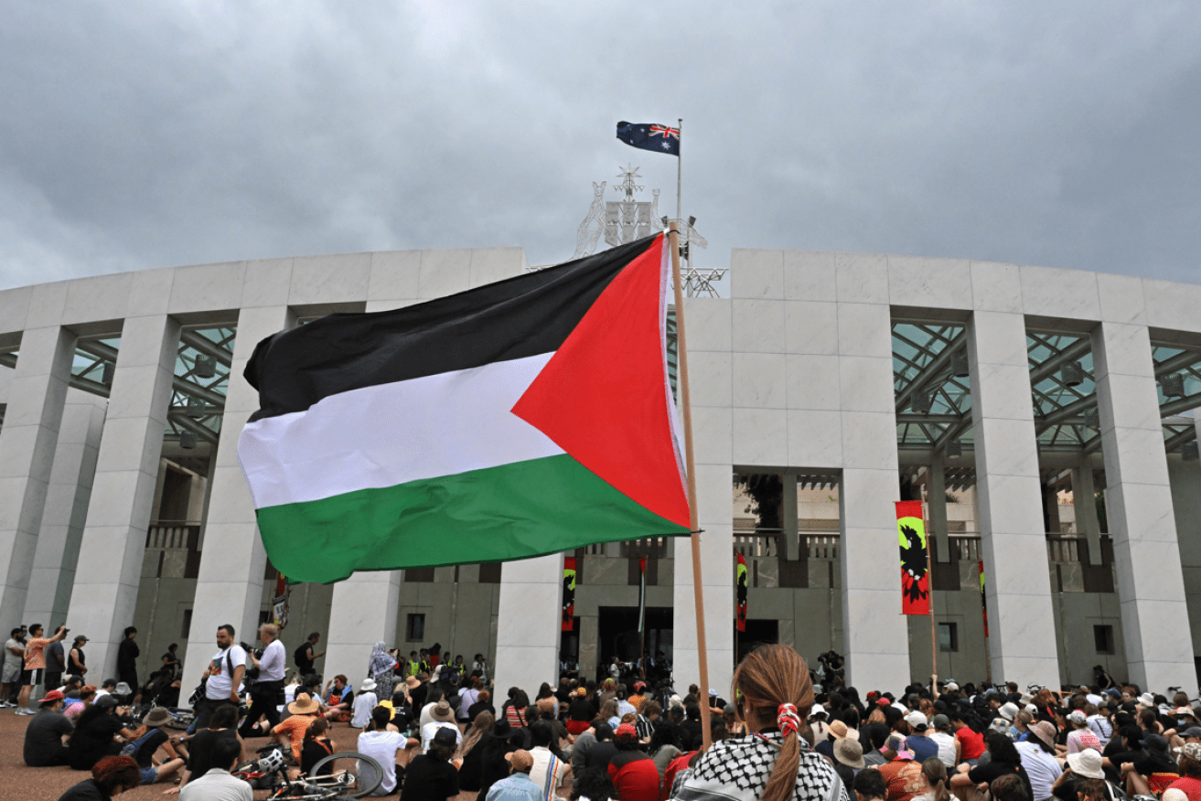 Australia has backed a United Nations resolution calling for a peaceful settlement of Palestine.