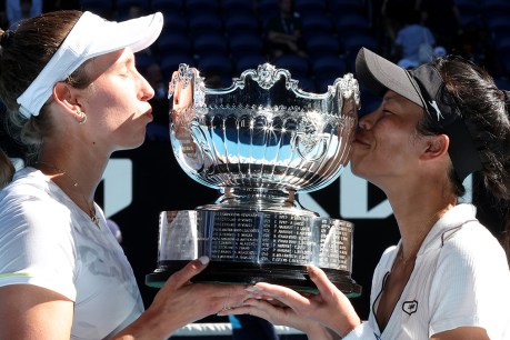 Hsieh Su-Wei and Elise Mertens reign as Australian Open women’s doubles queens