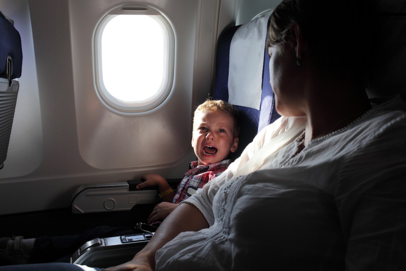 Loud children on a flight is the biggest gripe for Australian travellers.