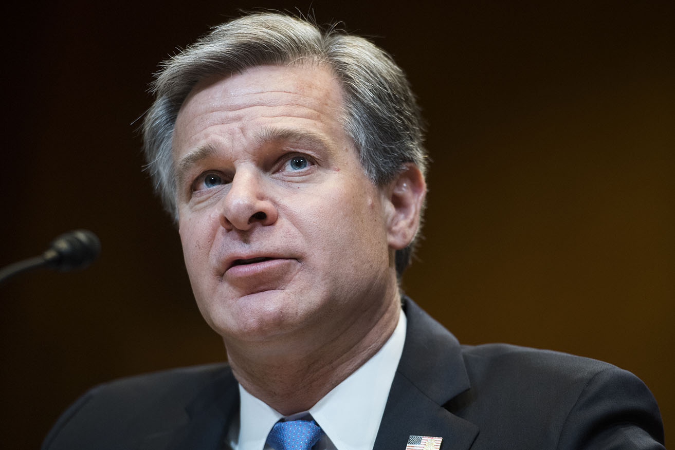 FBI director Christopher Wray says China is positioning to "wreak havoc" on US infrastructure.
