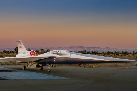 Supersonic jet test flights in 2024