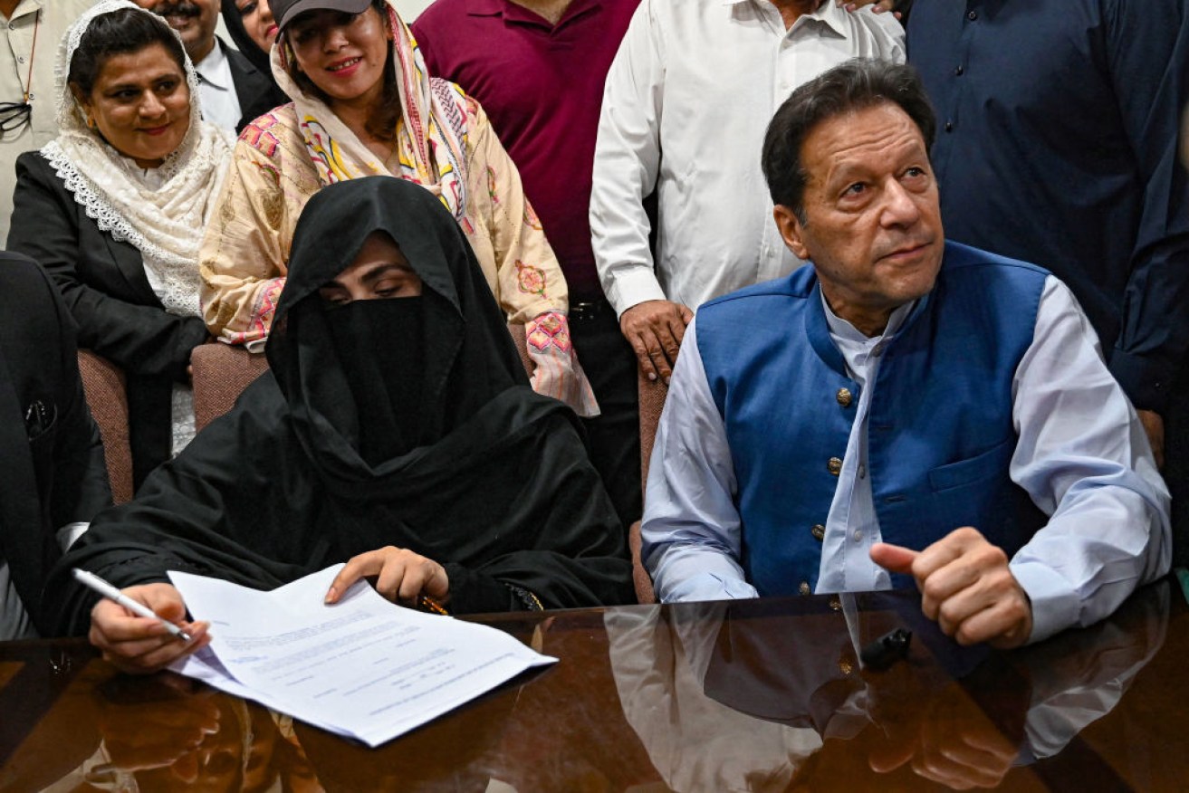 A Pakistani court ruled the 2018 marriage of Imran Khan and his wife Bushra Khan violated the law.