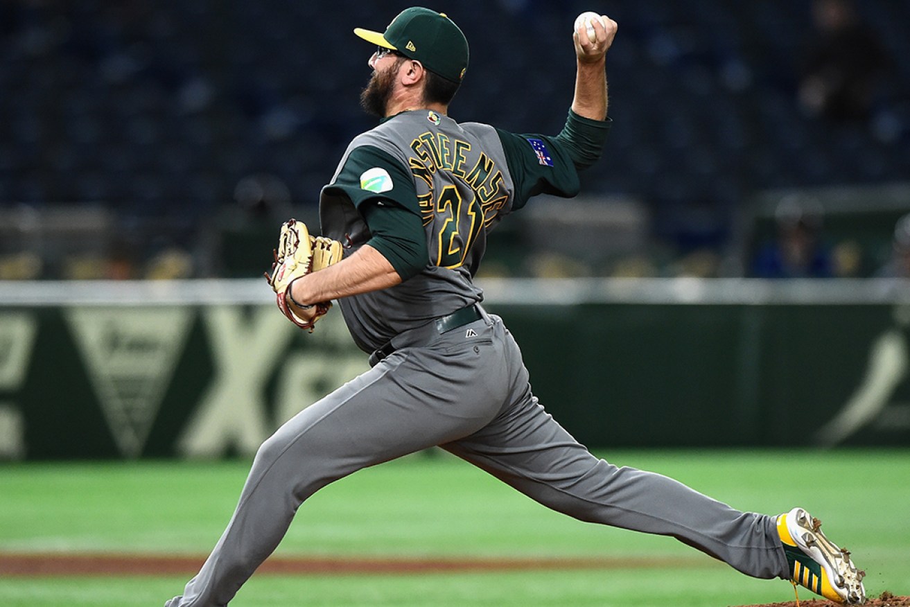 Todd van Steensel was Adelaide Giants' star man as they won the Australian Baseball League crown on Sunday night.