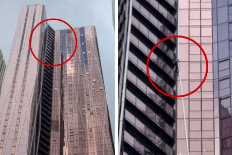 Man scales CBD high-rise with no safety gear