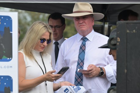 'It's disgusting': Bizarre Barnaby Joyce footage
