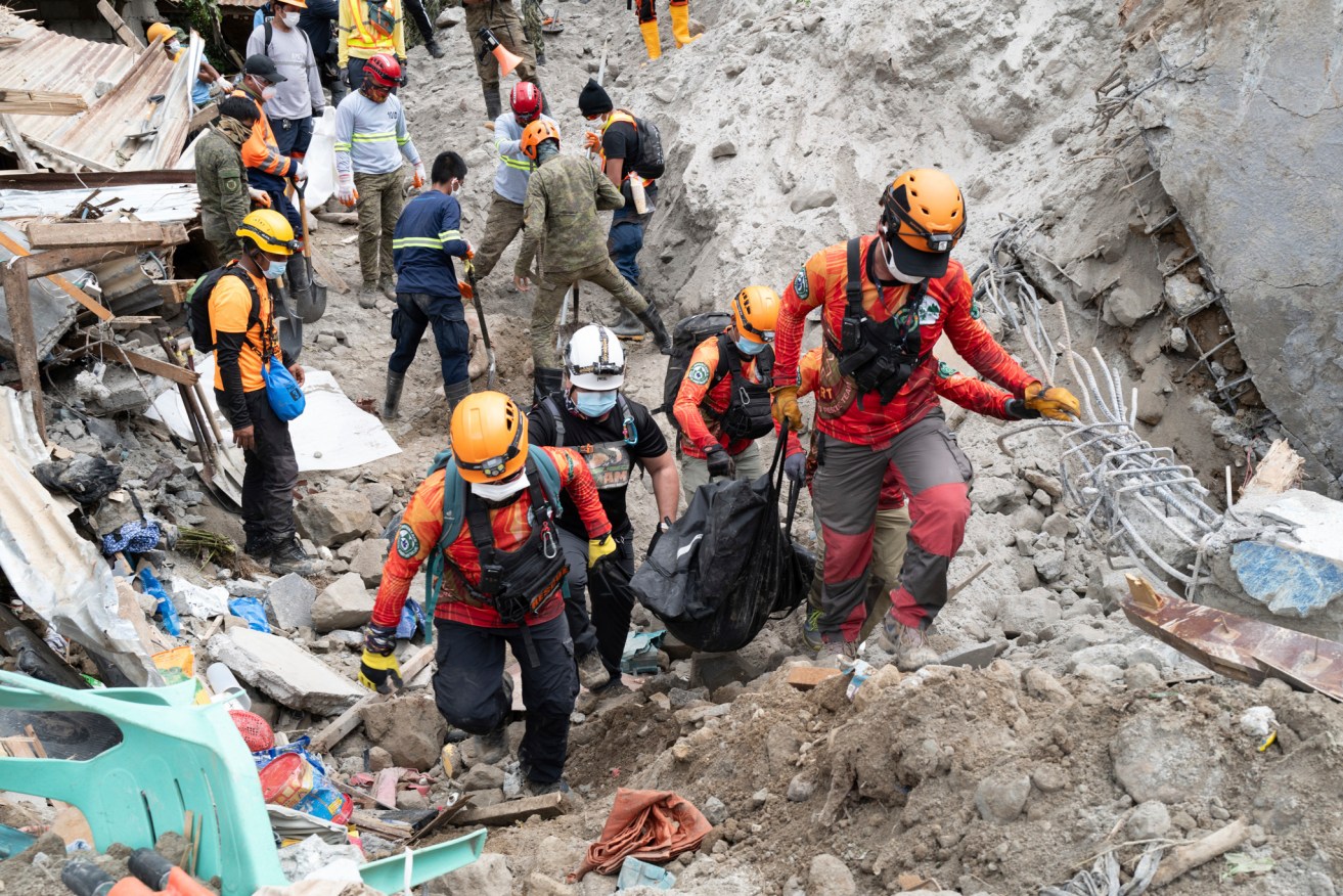 More bodies were recovered after a landslide hit the Philippines, bringing the death toll to 11.