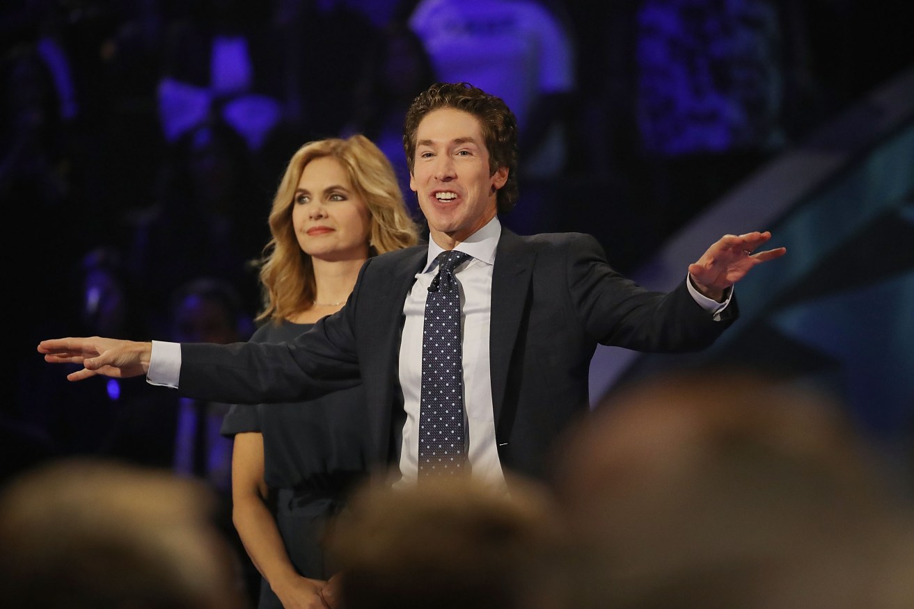 Pastor Joel Osteen said he was "devastated" by the deadly shooting at his Houston church.