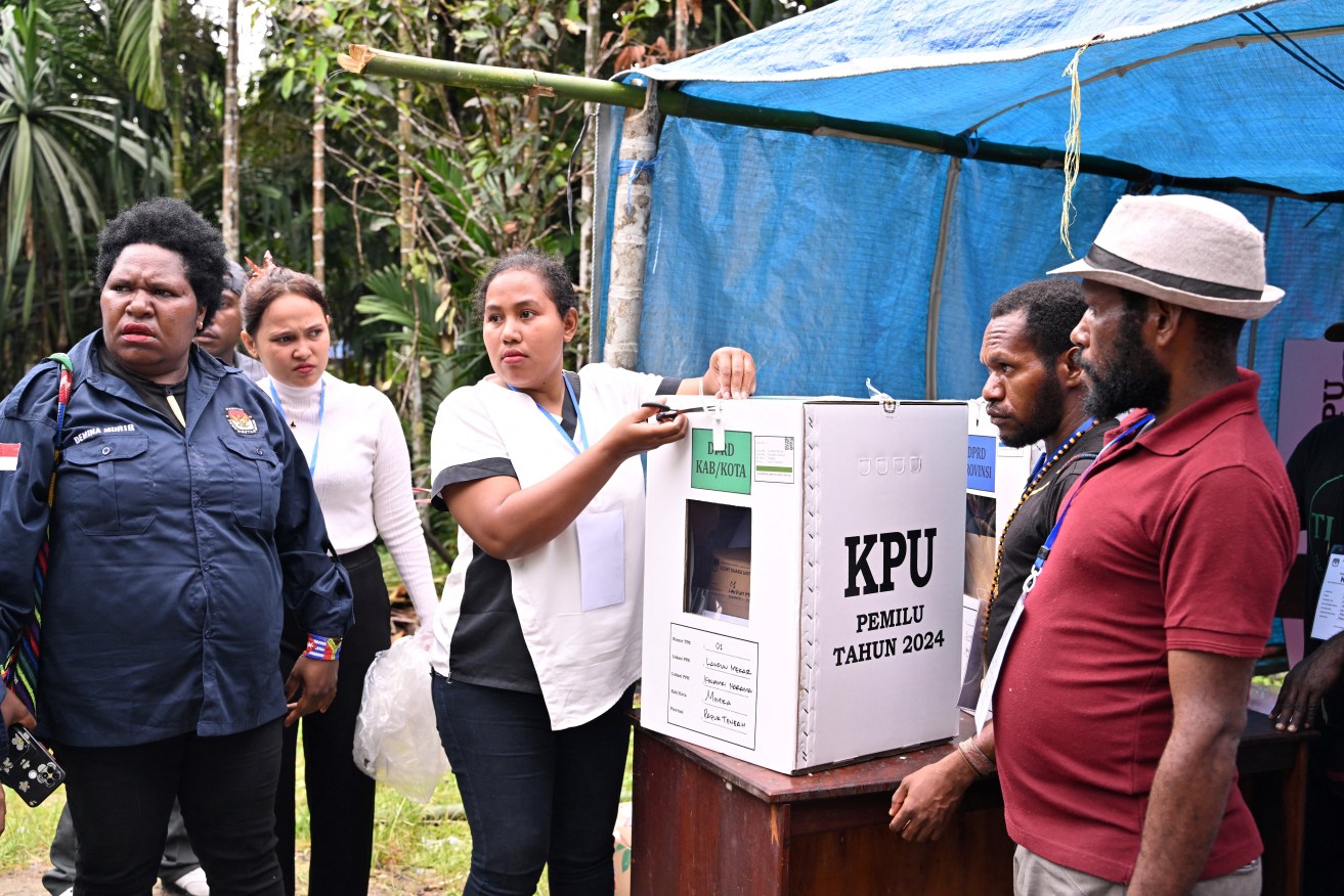Nearly 259,000 candidates across Indonesia are contesting 20,600 posts in the world's biggest single-day election.