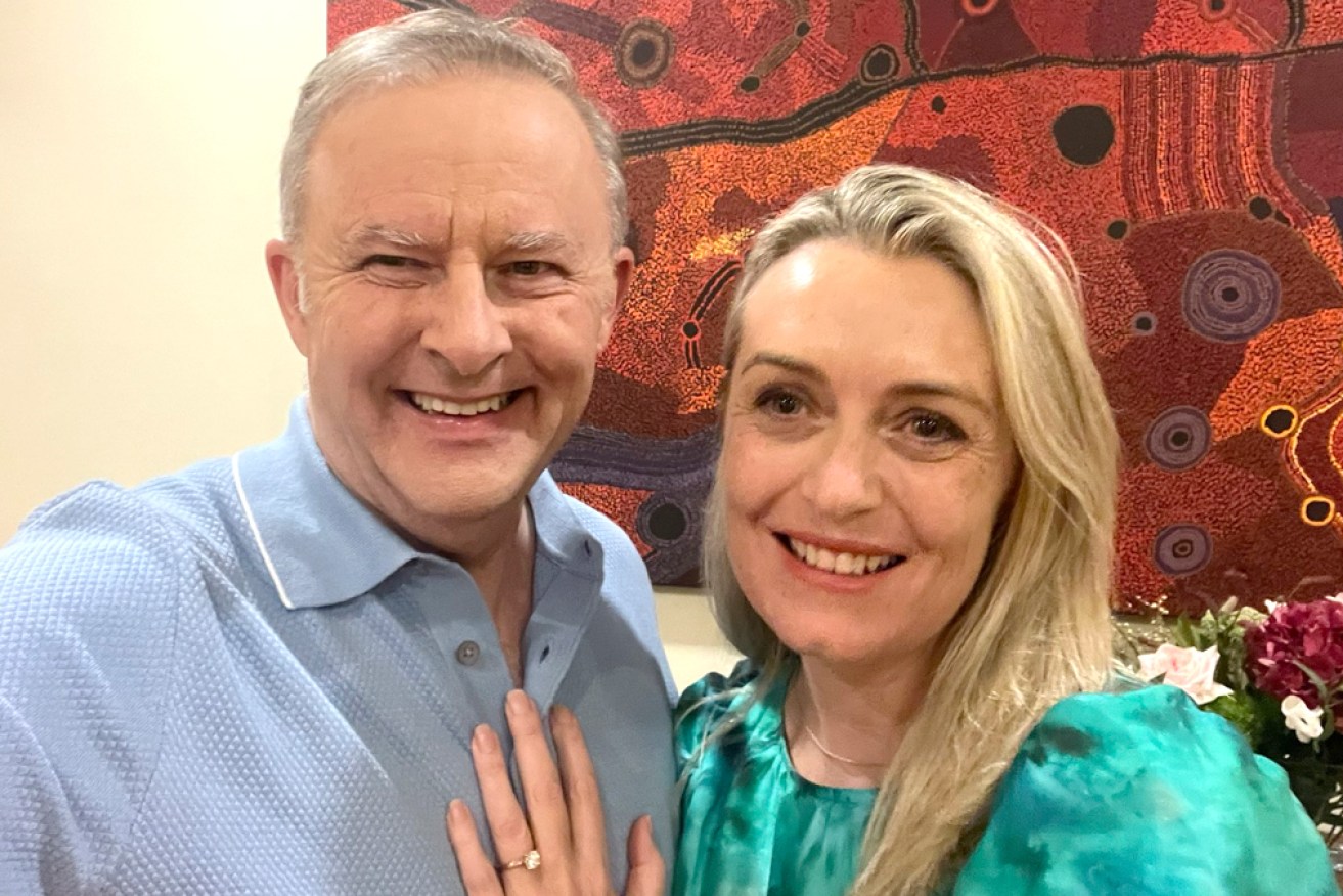 Anthony Albanese and partner Jodie Haydon are engaged, the PM has revealed.