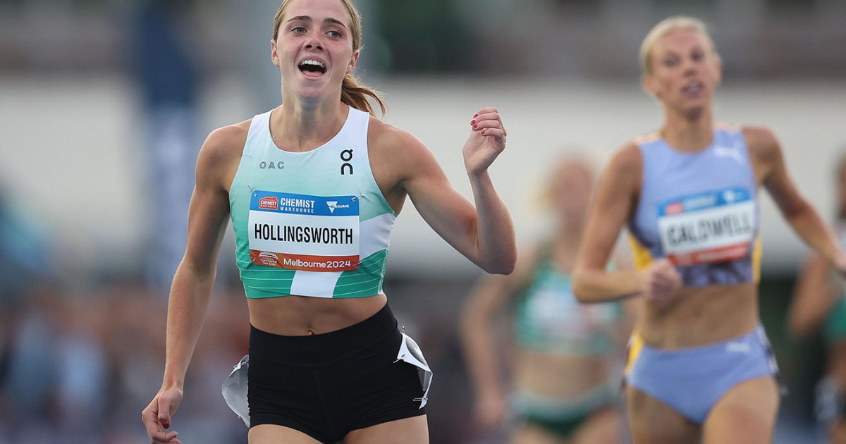 Claudia Hollingsworth stuns in 800m at Maurie Plant Meet