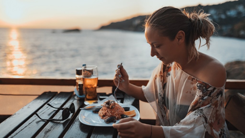 Solo Travel dining alone