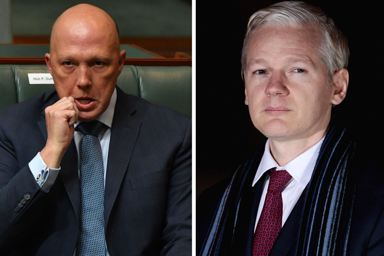 The fortunes of Peter Dutton and Julian Assange went in opposite directions, writes Michael Pascoe.