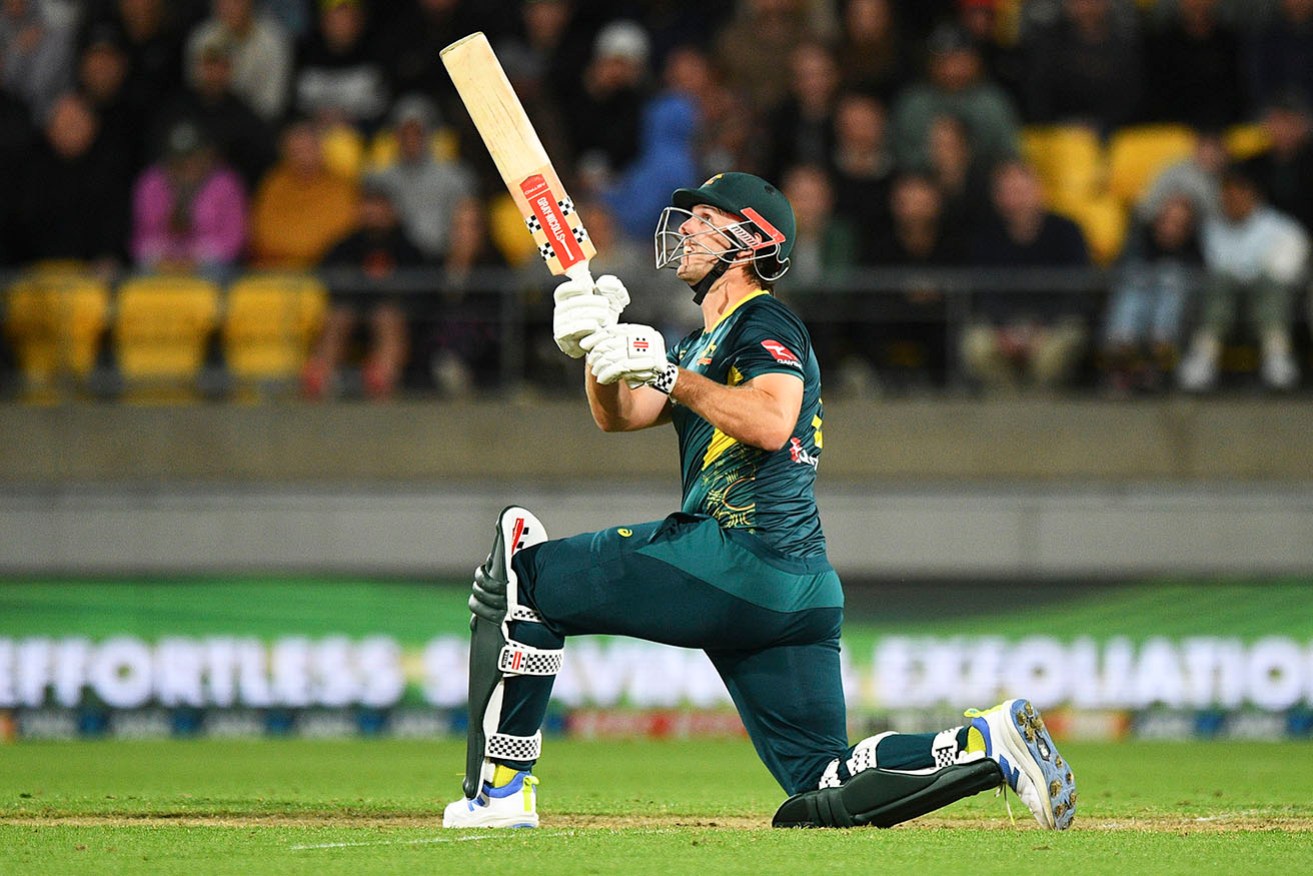Mitchell Marsh played a captain's innings to lead Australia to a T20 victory over New Zealand. 