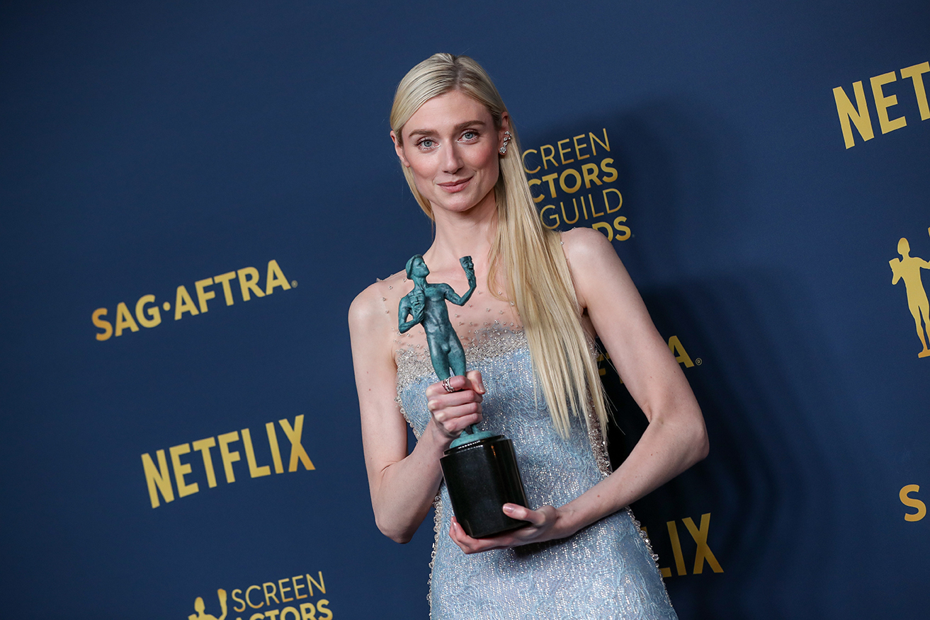Elizabeth Debicki accepted the award for outstanding performance by a female actor in a drama series 