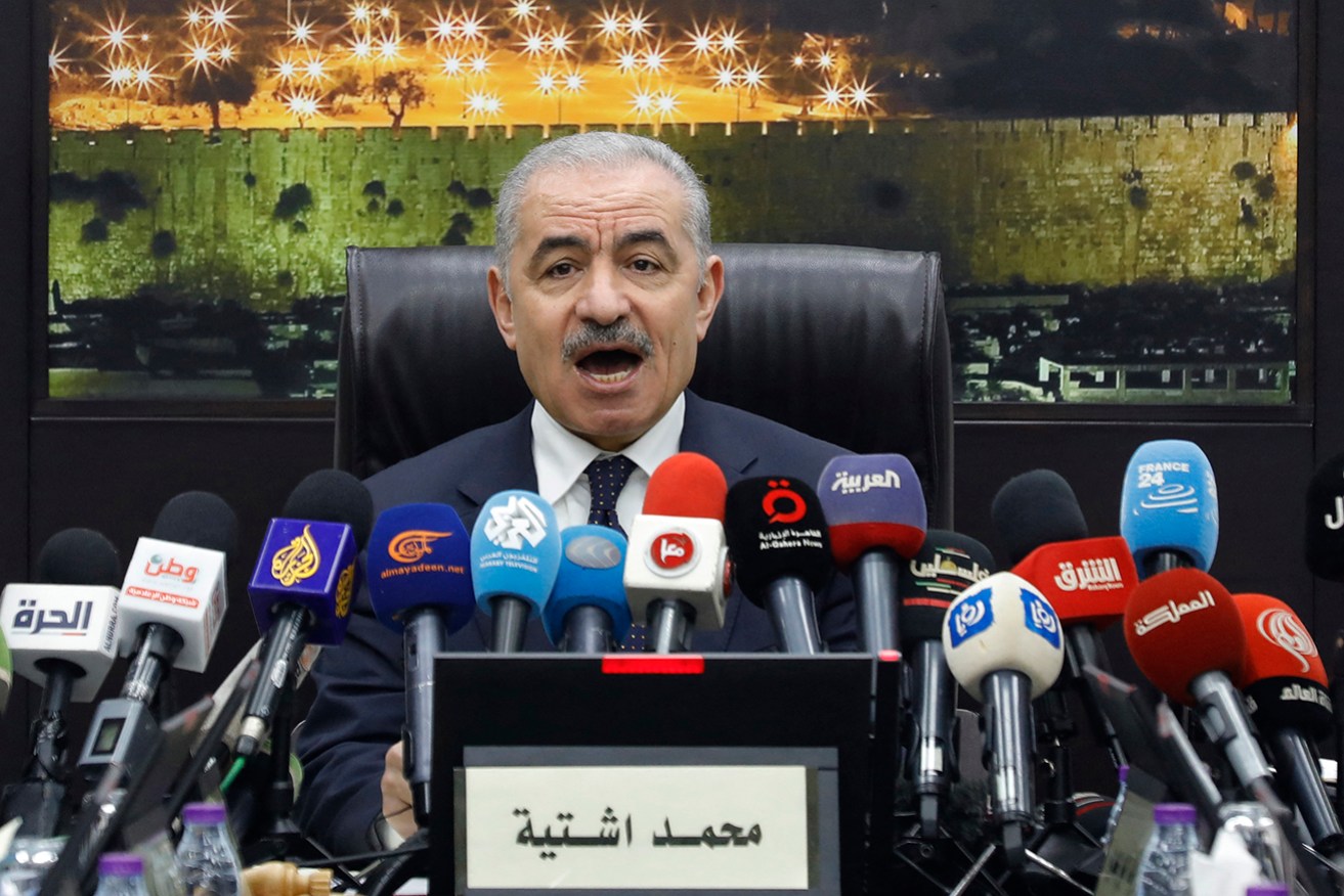 Palestinian Prime Minister Mohammad Shtayyeh says he is resigning.